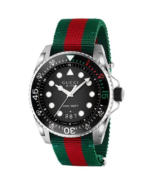 gucci dive watch red|gucci dive watch for sale.